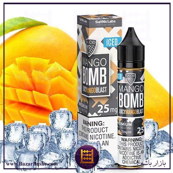 سالت ویگاد بمب انبه یخ VGOD MANGO BOMB ICE SALTNIC — تصویر ۲