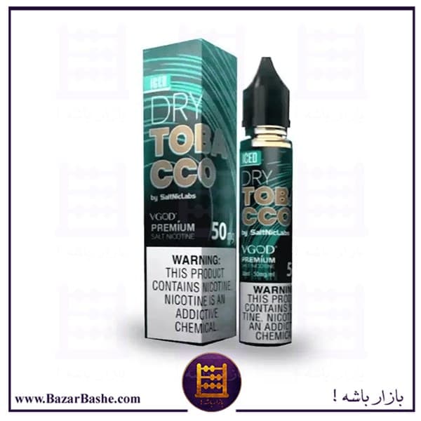 سالت ویگاد درای توباکو یخ VGOD Dry Tobacco Iced Salt 30ml — تصویر ۲