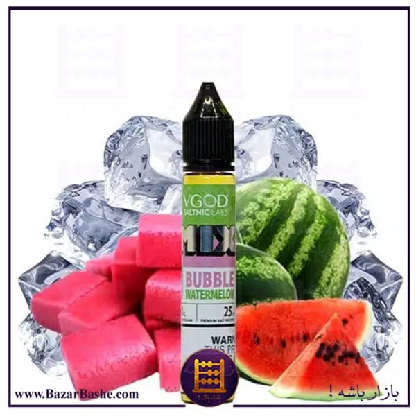 سالت ویگاد آدامس هندوانه یخ Vgod Mix Bubble Watermelon Iced