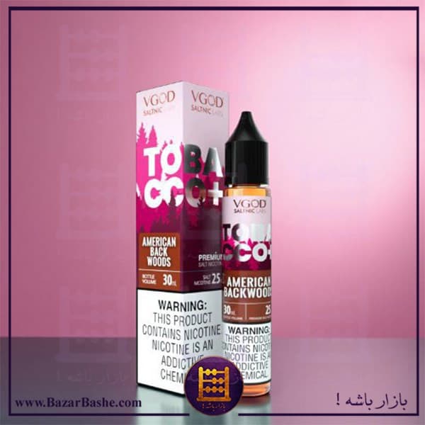 سالت ویگاد تنباکو خشک دودی VGOD Tobacco American Backwoods — تصویر ۲