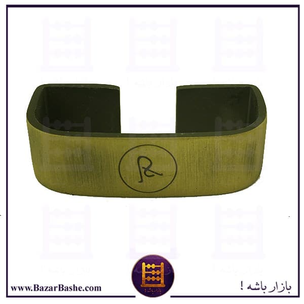 پل کمربند فلزی وارداتی زردقلم فرچه خورده مناسب کمربند 3.5 سانتی‌متر