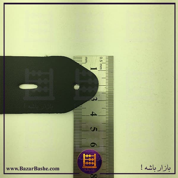 برگه سگک کمربند مناسب سگک‌های زبانه‌دار 3.5 سانتی‌متر – چرم صنعتی — تصویر ۲