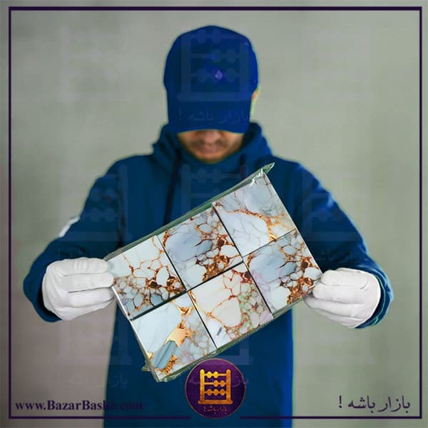 هاردباکس ساعتی طرح سنگ (۹×۹×۵.۵ سانتی‌متر) — تصویر ۲