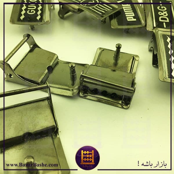 سگک گازگیر 3 سانت طرح برند بسته 6 عددی — تصویر ۳