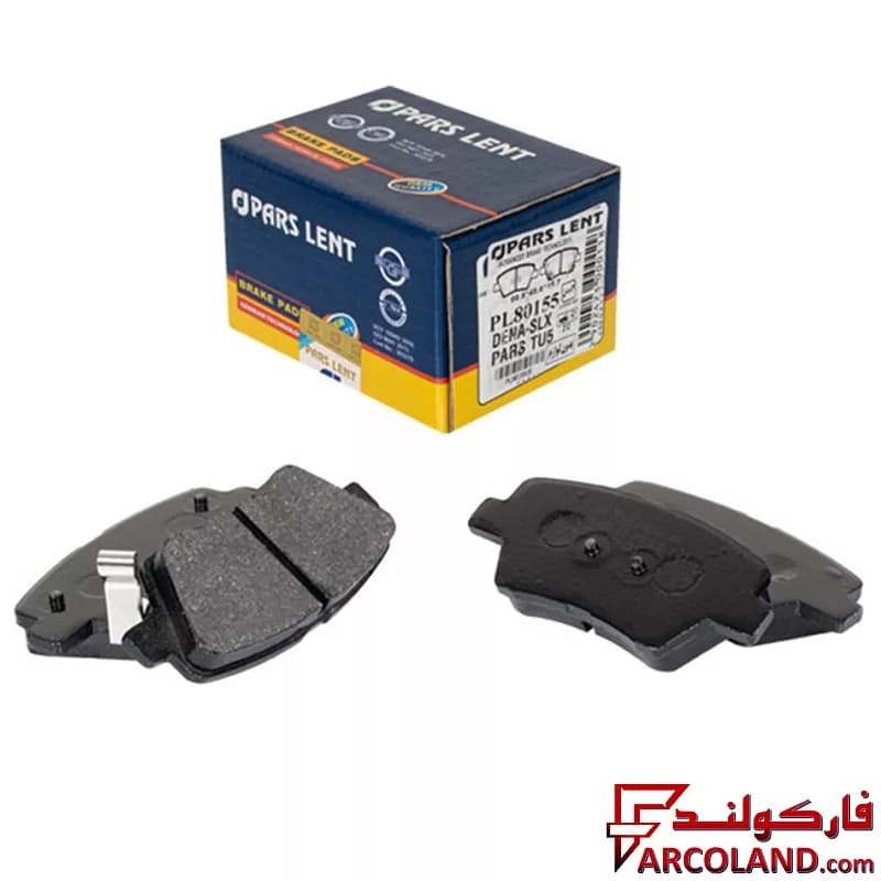 لنت ترمز عقب پارس مدل PL80155 صادراتی مناسب دنا