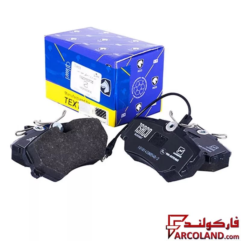 لنت ترمز جلو تکستار ایساکو مدل 1620100754 مناسب پژو پارس