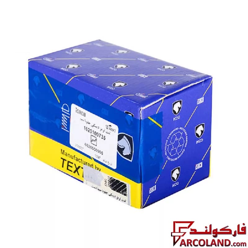 لنت ترمز جلو تکستار ایساکو مدل 1620100754 مناسب پژو 405 — تصویر ۳
