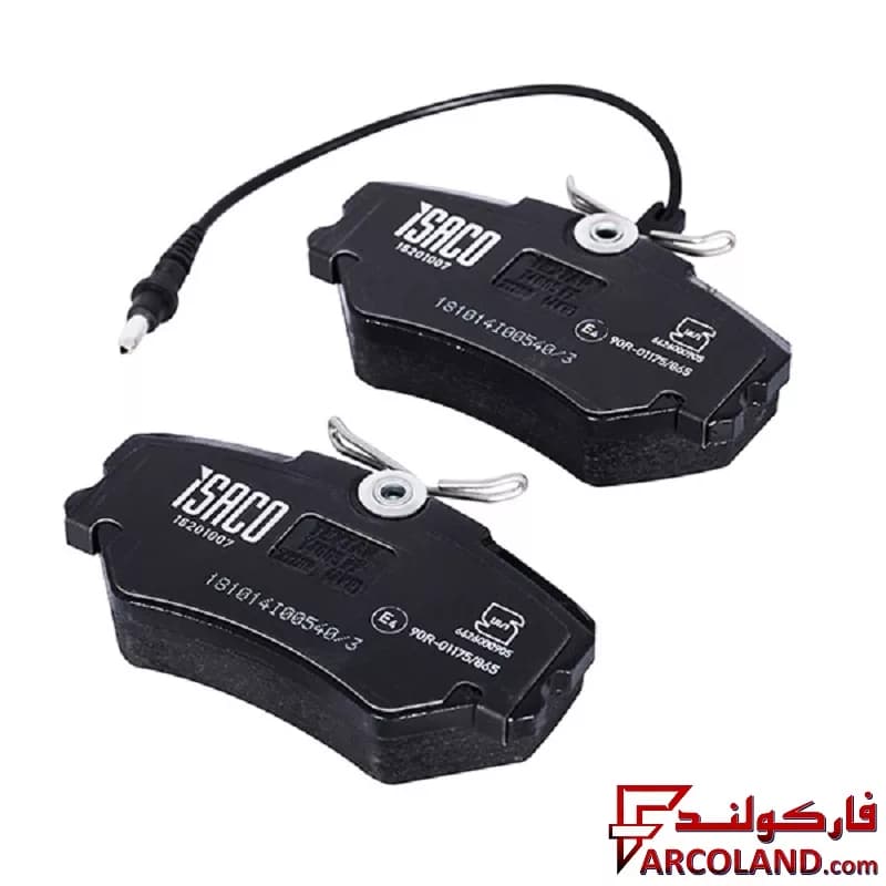 لنت ترمز جلو تکستار ایساکو مدل 1620100754 مناسب پژو 405 — تصویر ۲