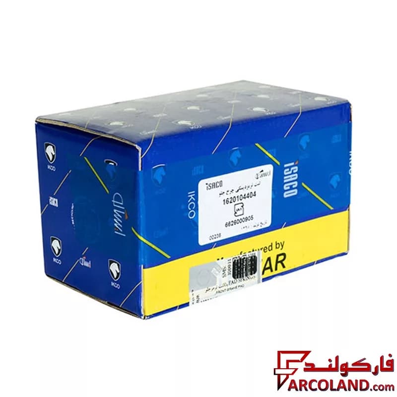 لنت ترمز جلو تکستار ایساکو مدل 1620104404 مناسب پژو 207 (مدل رانایی) — تصویر ۳