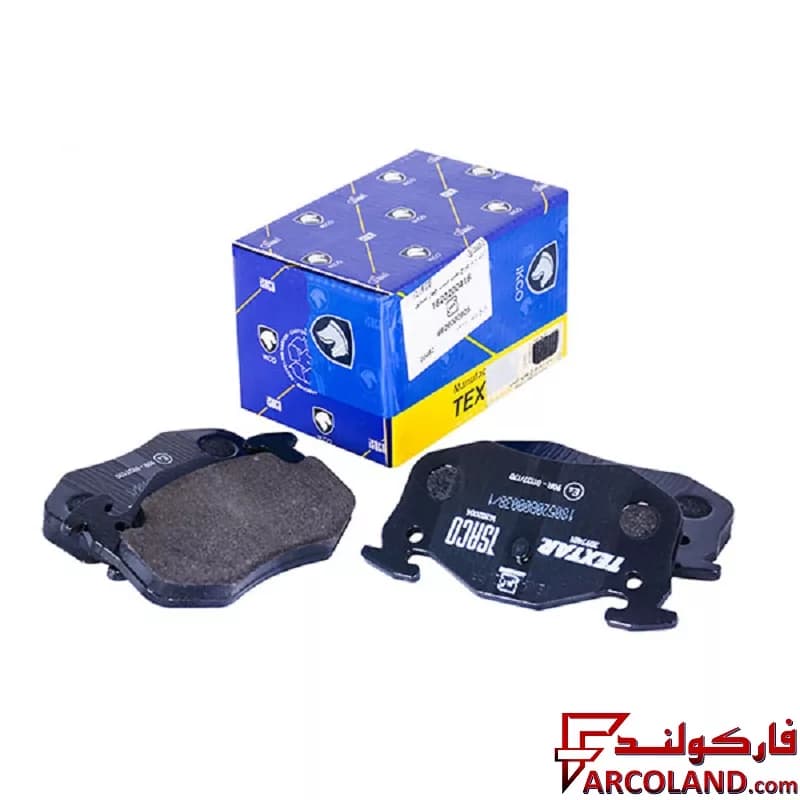 لنت ترمز عقب تکستار ایساکو مدل 1620200416 مناسب پژو 206 تیپ صندوقدار V2,V8,V9