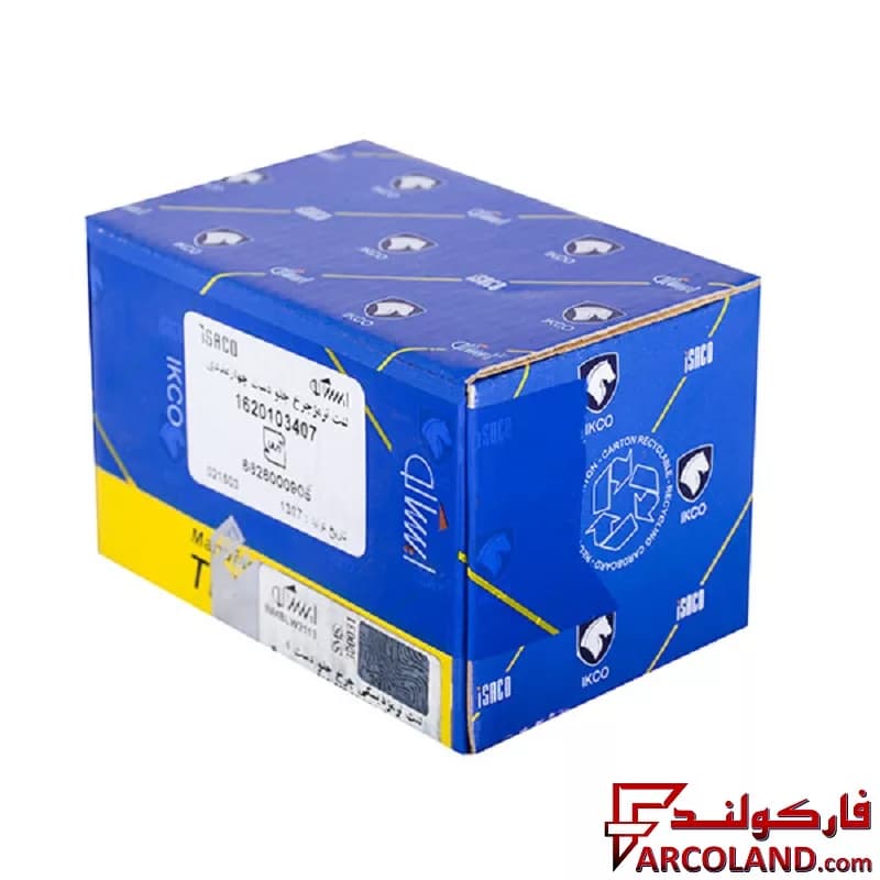 لنت ترمز جلو تکستار ایساکو مدل 1620103407 مناسب رنو تندر 90 (ال 90) — تصویر ۳