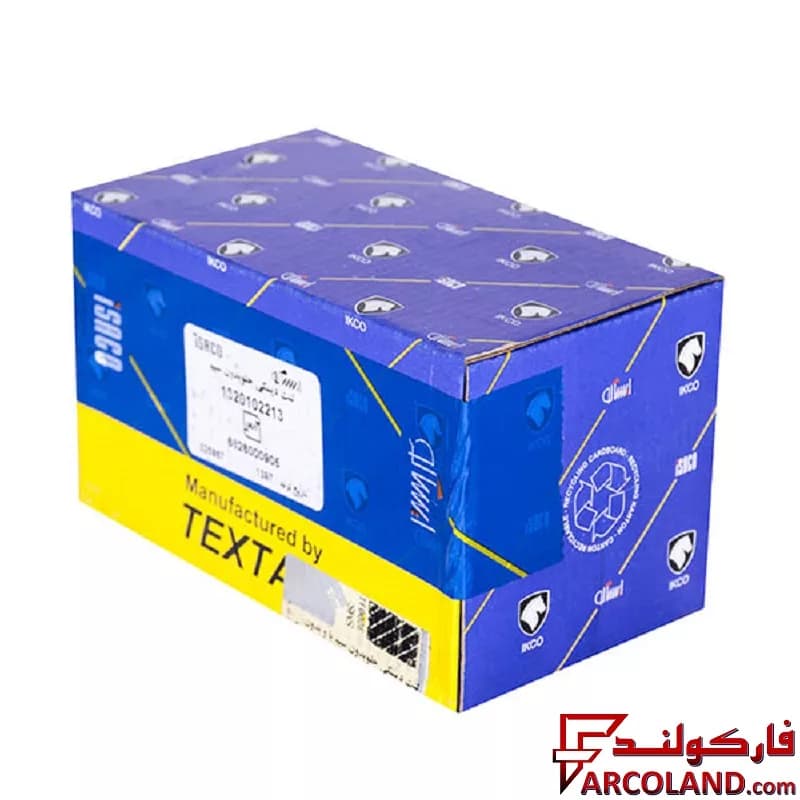 لنت ترمز جلو تکستار ایساکو مدل 1620102213 مناسب پژو 207 — تصویر ۳