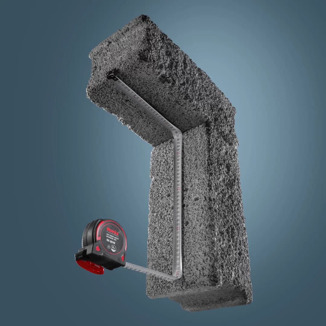 متر دستی 8 متری رونیکس کد RH_9040 — تصویر ۲