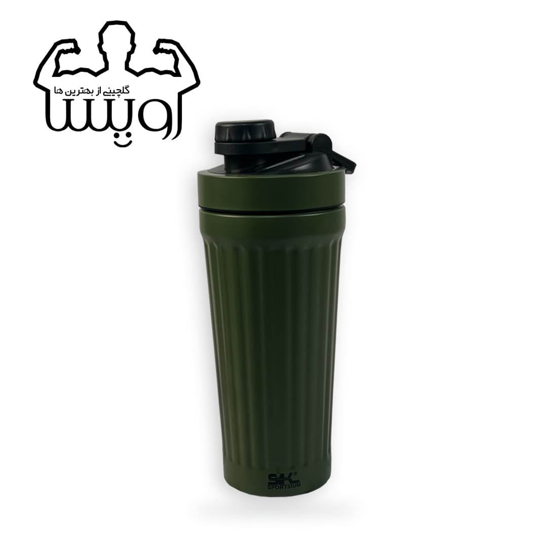 شیکر استیل یک تیکه درب پیچی مدل SK — تصویر ۲
