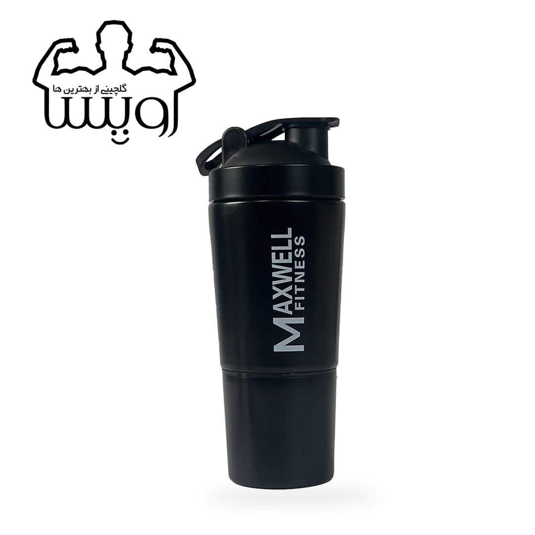 شیکر استیل دو تیکه MAXWELL — تصویر ۳
