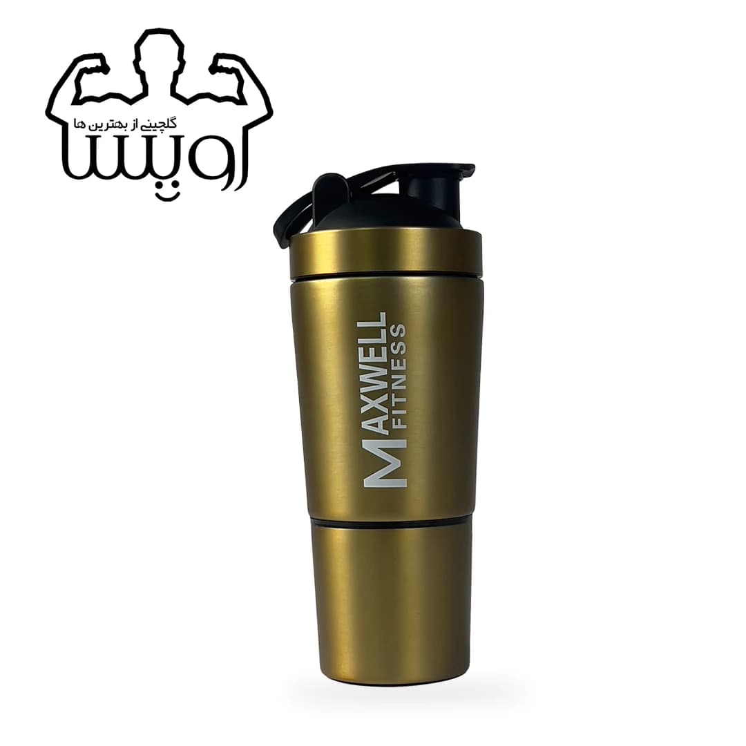 شیکر استیل دو تیکه MAXWELL — تصویر ۲