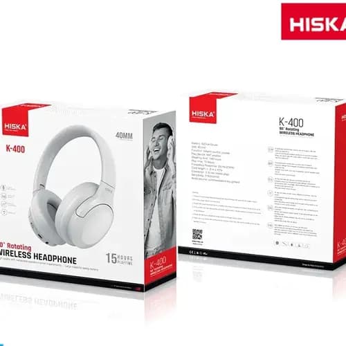 هدفون بی سیم هیسکا مدل HISKA K400HP — تصویر ۲