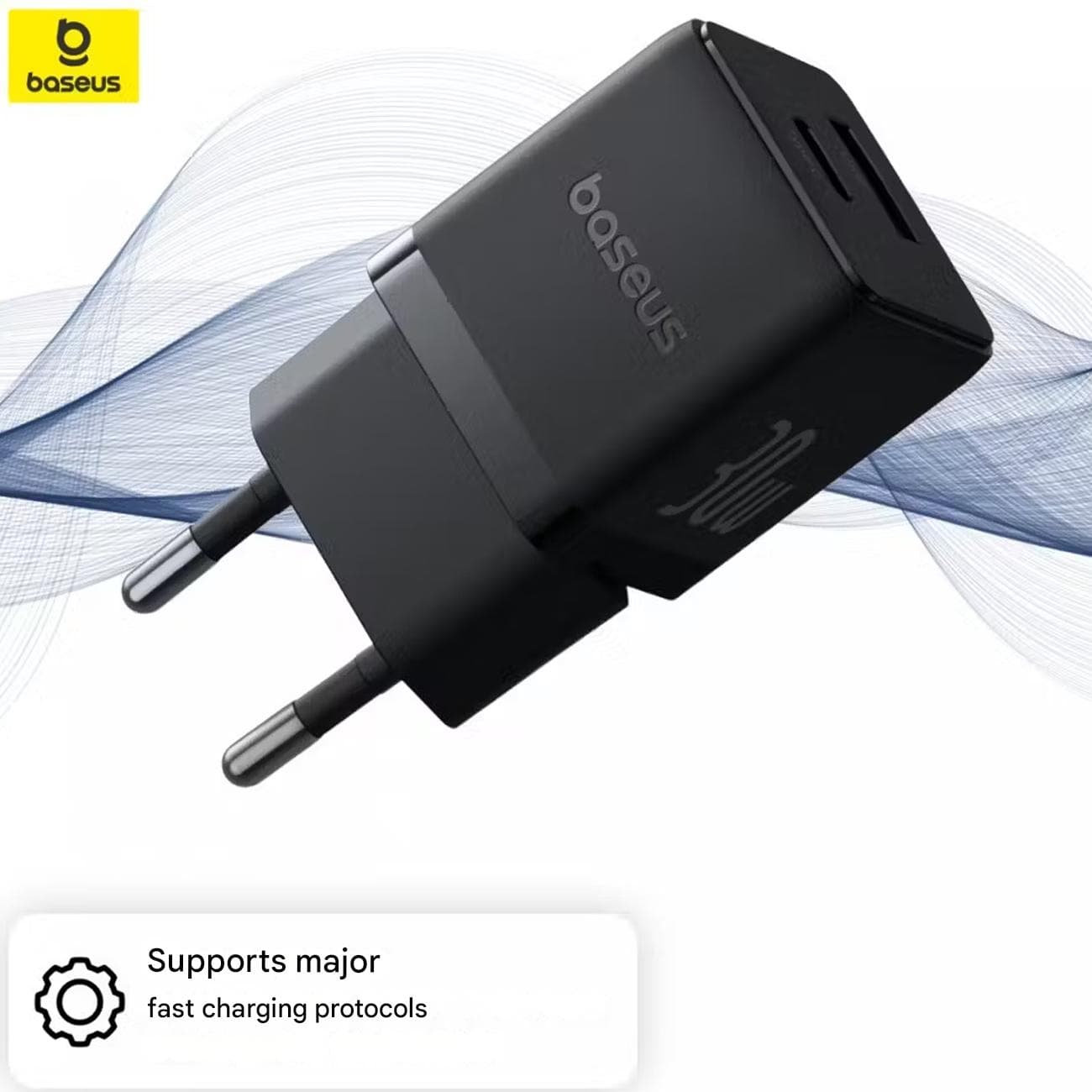 شارژر دیواری USB و تایپ سی 30 وات بیسوس Baseus Palm P1011160A113 — تصویر ۴