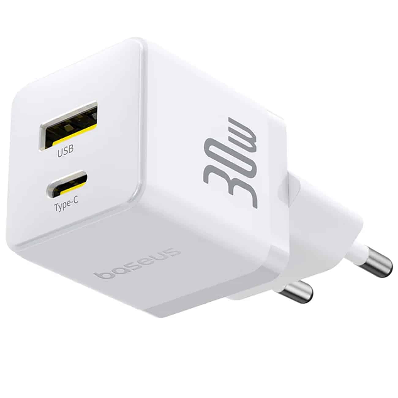 شارژر دیواری USB و تایپ سی 30 وات بیسوس Baseus Palm P1011160A113 — تصویر ۸