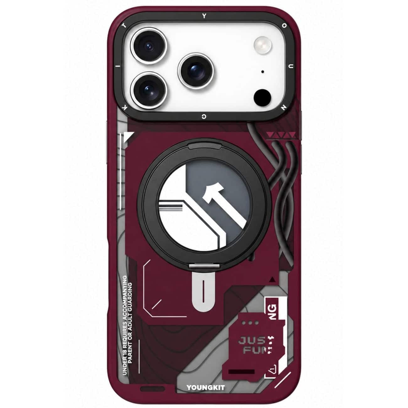 قاب مگنتی آیفون 17 پرو مکس یانگ کیت Youngkit مدل Starship XJZHJ003 — تصویر ۶
