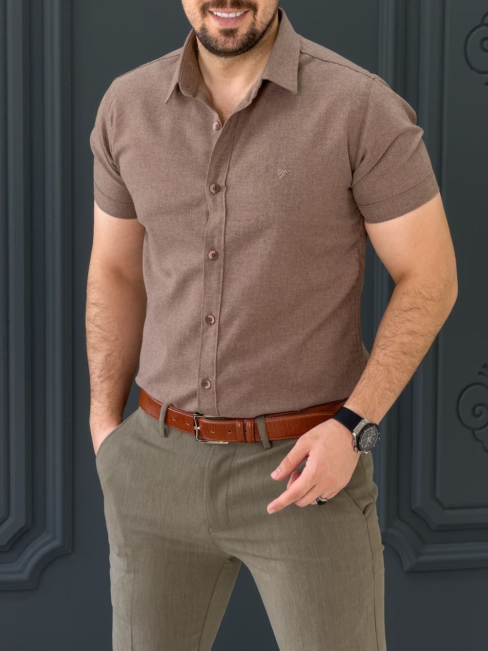 پیراهن 031619 VICO موکا