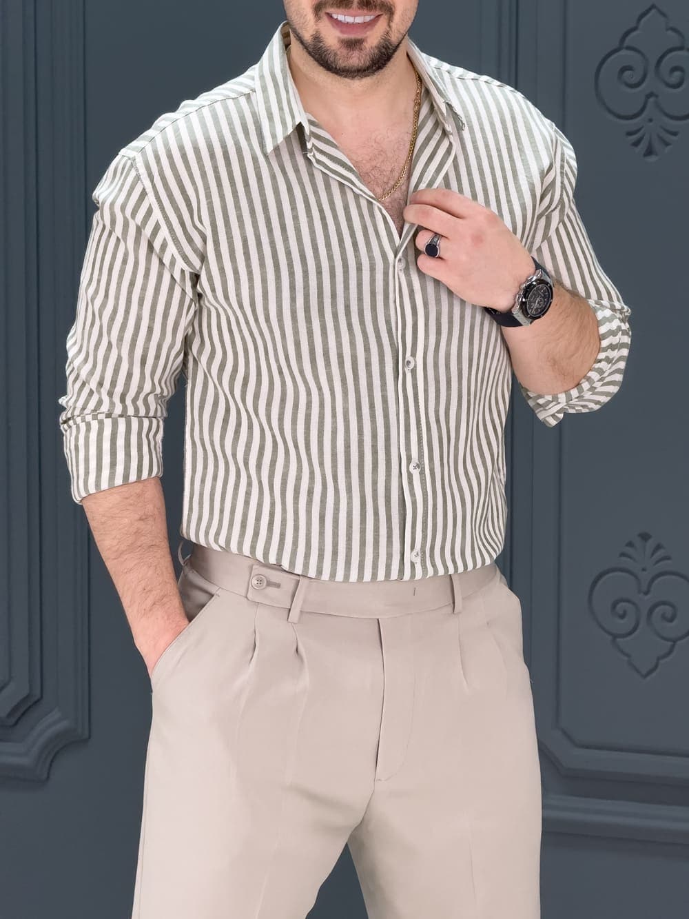 پیراهن 030119 CATCH سبز
