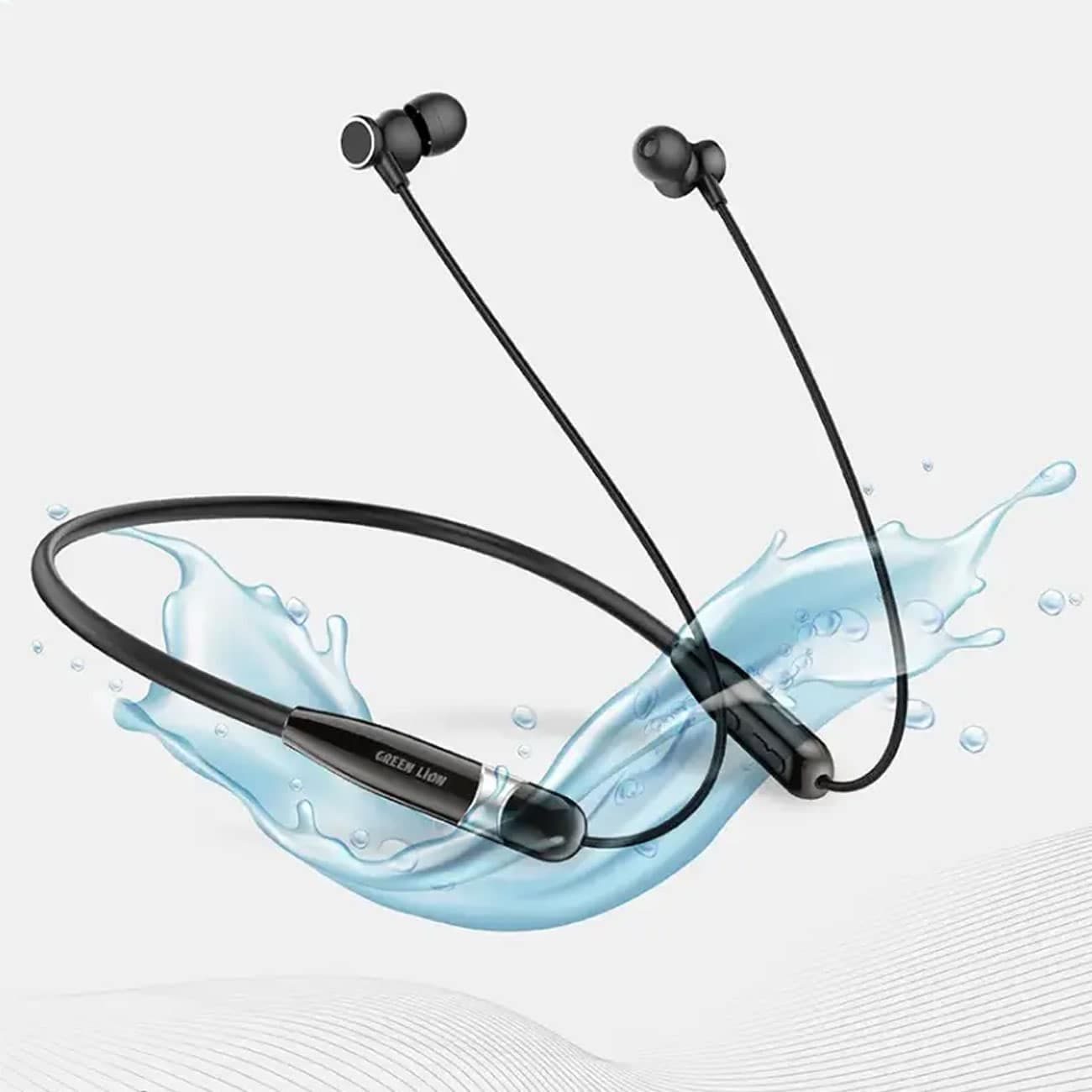 هندزفری گردنی بی سیم گرین لاین Green Lion مدل Neck X GNNECKXBK — تصویر ۸