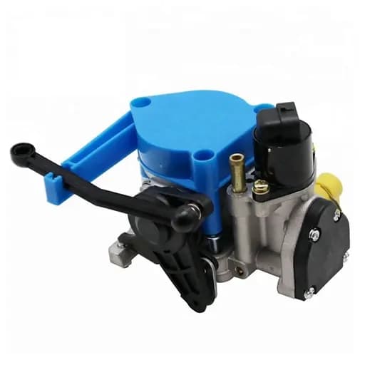 دریچه گاز برقی کامل پژو 405 XU7 ایساکو (ساژم) مکانیکی فلزی بدون گرم کن با پتانسیومتر 740401401