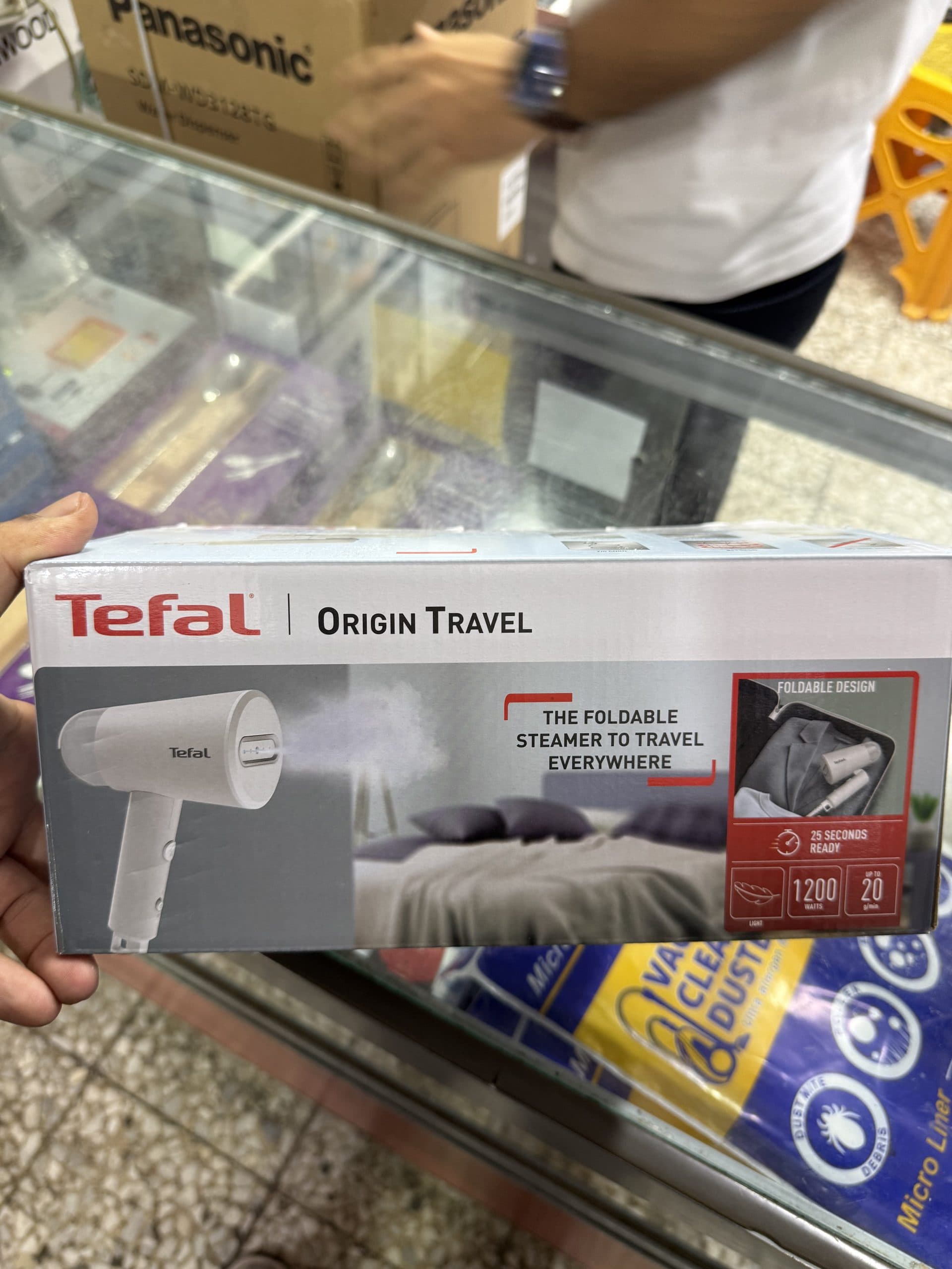 اتو بخارگر دستی تاشو تفال مدل Tefal Origin Travel DT1020E1 اورجینال (عمده و تک) — تصویر ۳