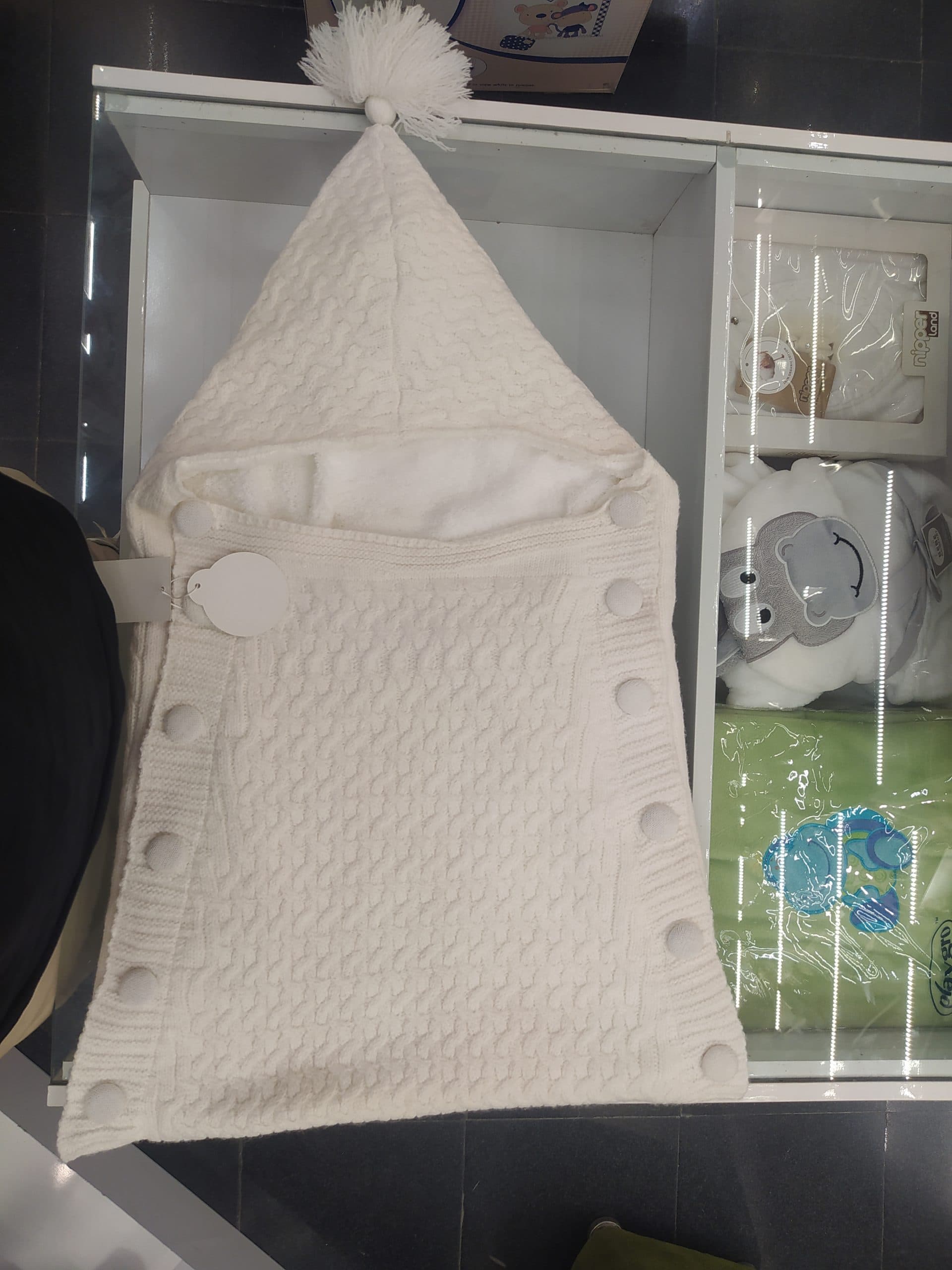 قنداق فرنگی نیپرلند ترکیه بافت داخل پلار نوزادی بسیار لطیف و نرم مادرو ساخت ترکیه madero wool mark — تصویر ۲