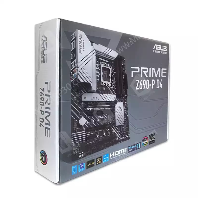 باندل مادربرد ASUS Prime Z690-P D4 + i7 12700K استوک در حد نو — تصویر ۲