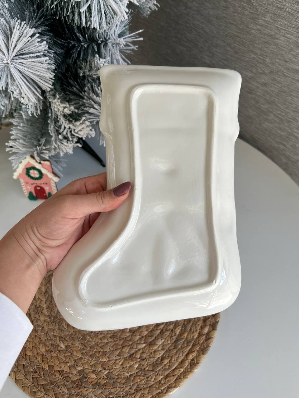 اردور و شیرینی خوری کریسمسی طرح جوراب بابانوئل — تصویر ۲