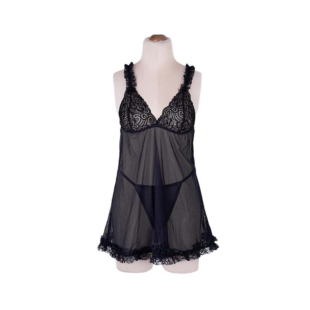لباس خواب 2 تیکه عروسکی پایین چین برند آرینا arina