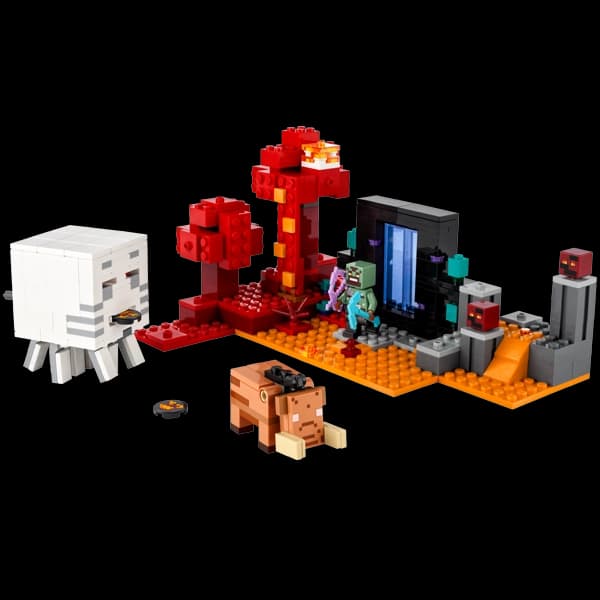 لگو Minecraft مدل 21255 The Nether Portal Ambush — تصویر ۲