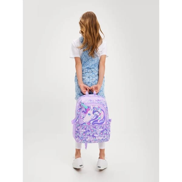 کوله پشتی Smiggle طرح یونی کورن یاسی — تصویر ۵