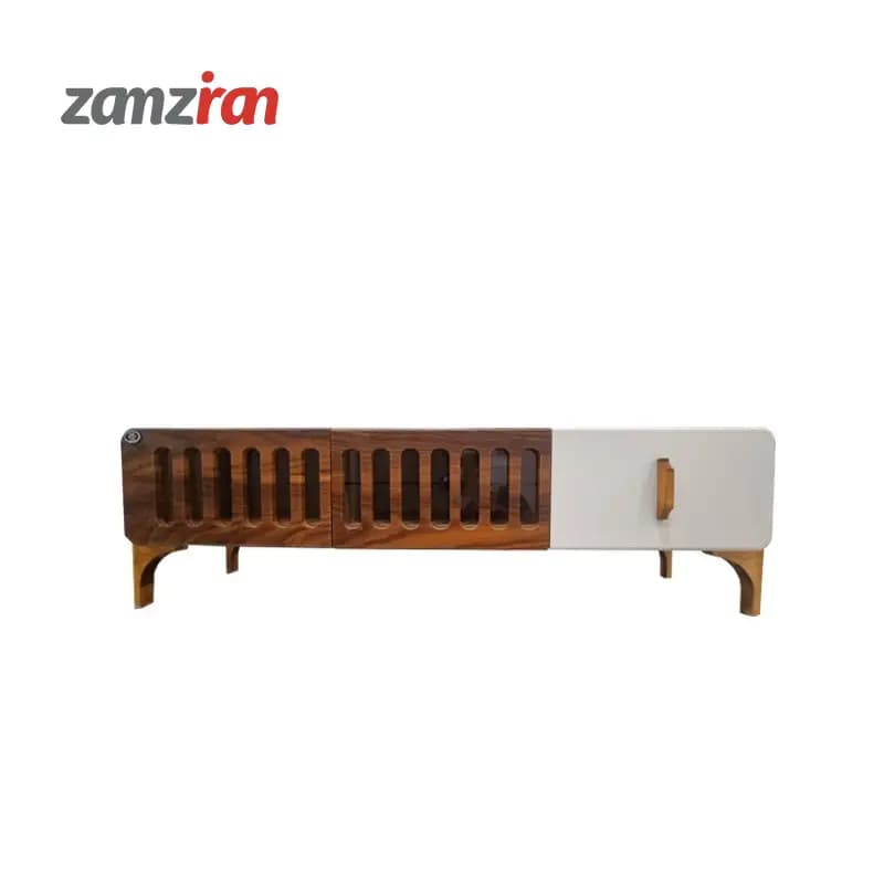 میز تلویزیون متین کرم والیس مدل R325 سایز 160 سانتی