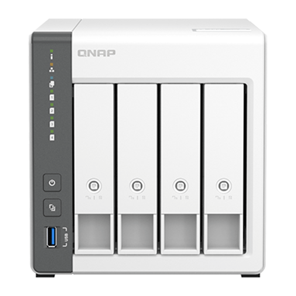 ذخیره ساز کیونپ مدل QNAP TS-433-4G رنگ سفید