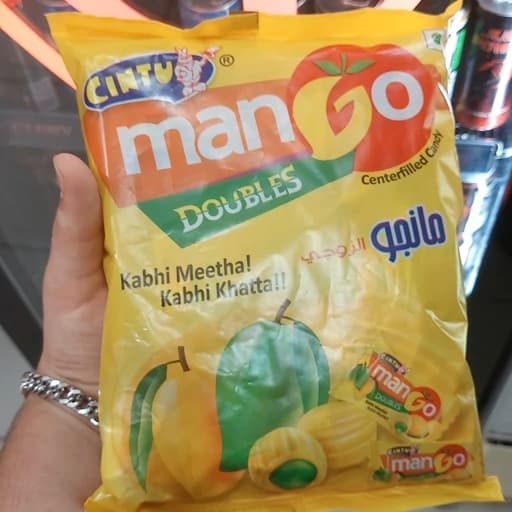 آبنبات انبه مانگو دبل سینتو پاکتی 390 گرمی Cintu Mango Doubles