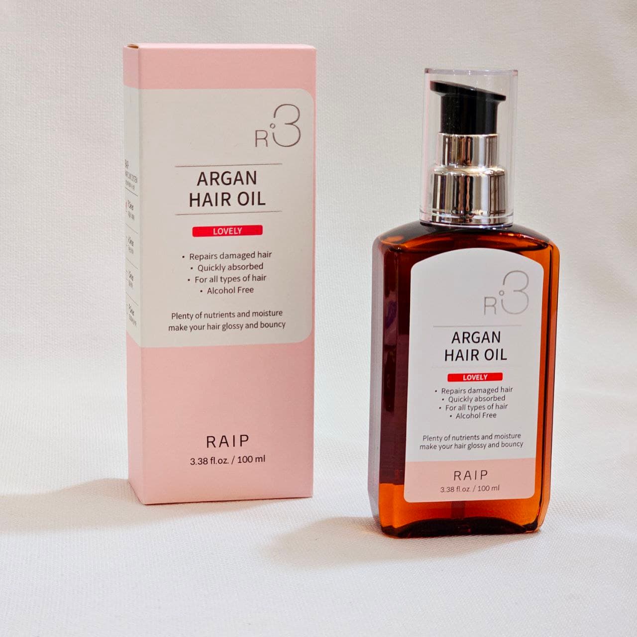 روغن آرگان ریپ نرم کننده مو رایحه لاولی 100 میل | RIP Argan Hair Oil LOVELY Repairs Damaged Hair 100ml