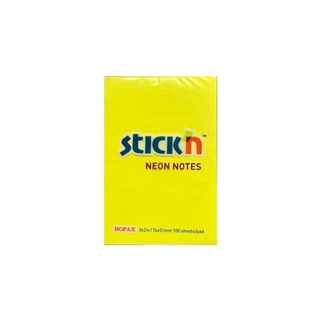استیک نوت مستطیل 76*51 میلیمتر (HOPAX) — تصویر ۳