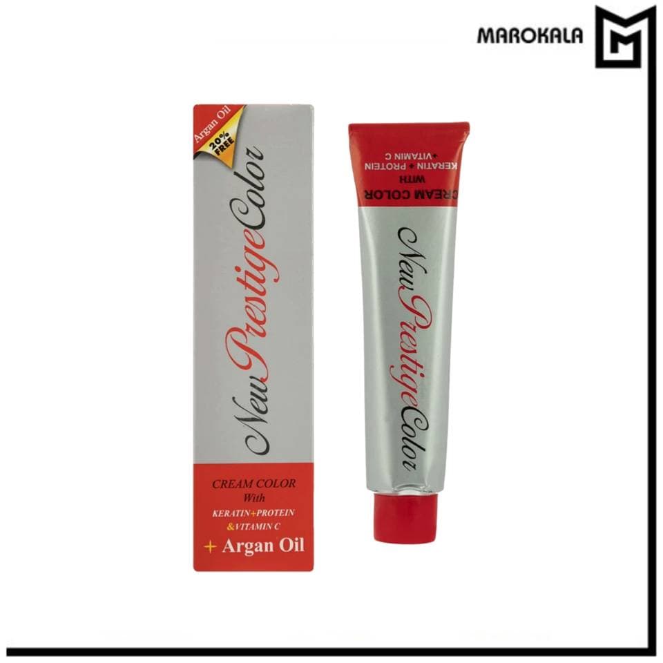 رنگ مو پرستیژ شماره3.1 (قهوه ای خاکستری تیره) حجم 100 میلی لیتر (قیمت خرید عمده 290.000 تومان) — تصویر ۲