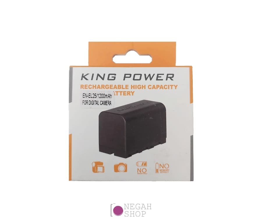 باتری دوربین King Power مدل EN-EL25 با ظرفیت 1200 میلی آمپر — تصویر ۶
