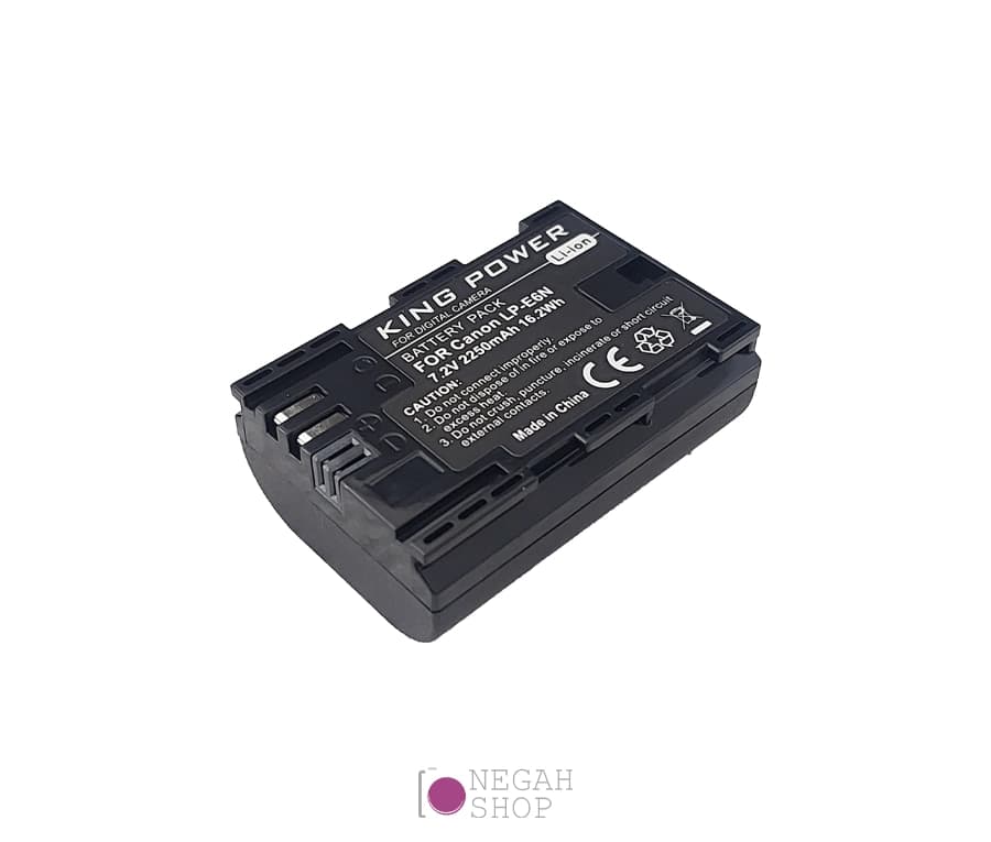 باتری دوربین King Power مدل LP-E6N با ظرفیت 2250 میلی آمپر — تصویر ۳
