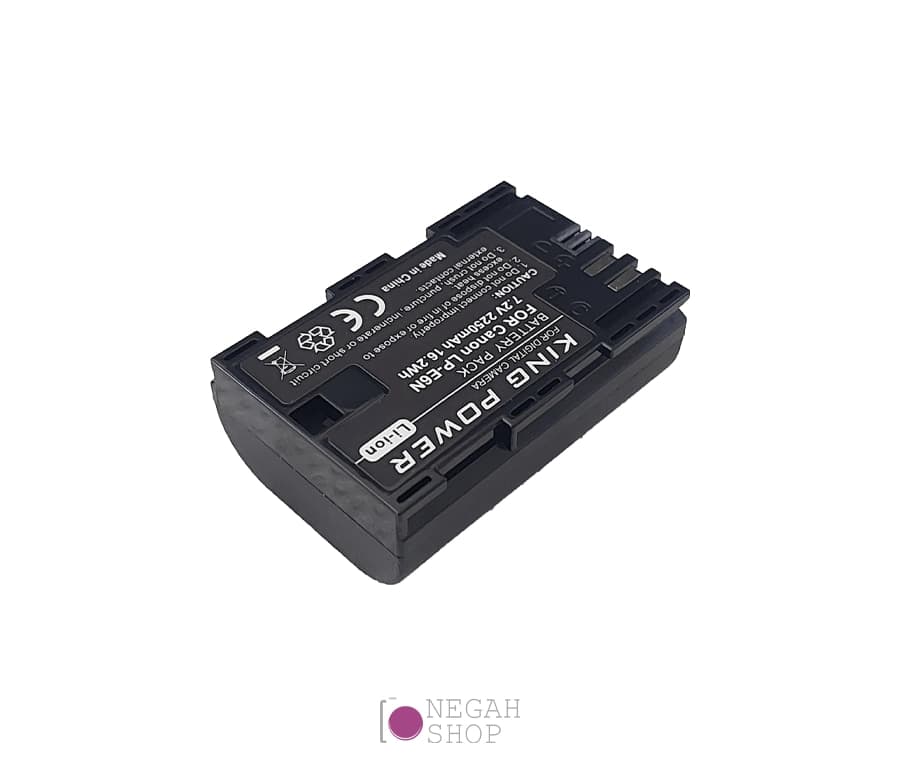 باتری دوربین King Power مدل LP-E6N با ظرفیت 2250 میلی آمپر — تصویر ۴