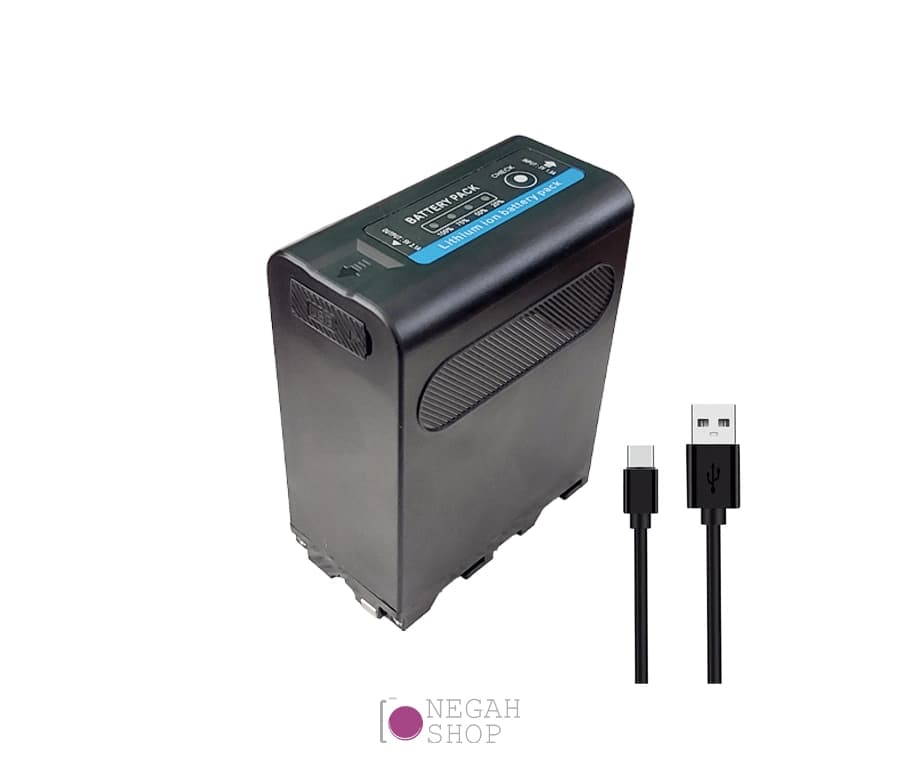 باتری قابل شارژ King Power F990 با ظرفیت 10400mAh به همراه کابل شارژ Type-C