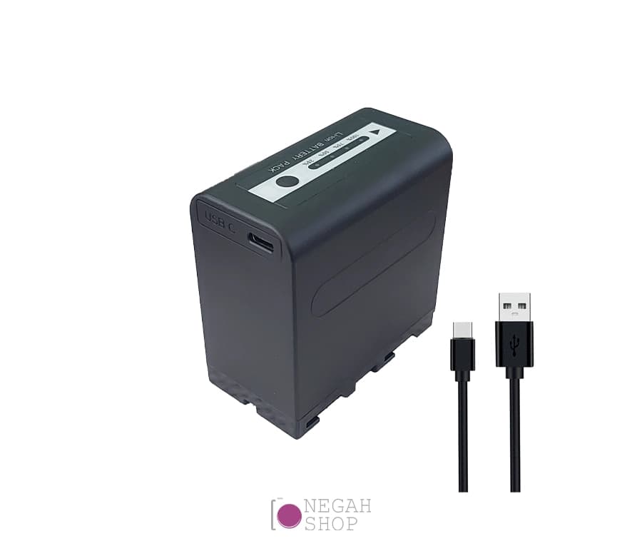 باتری قابل شارژ King Power F970 با ظرفیت 6000mAh به همراه کابل شارژ Type-C