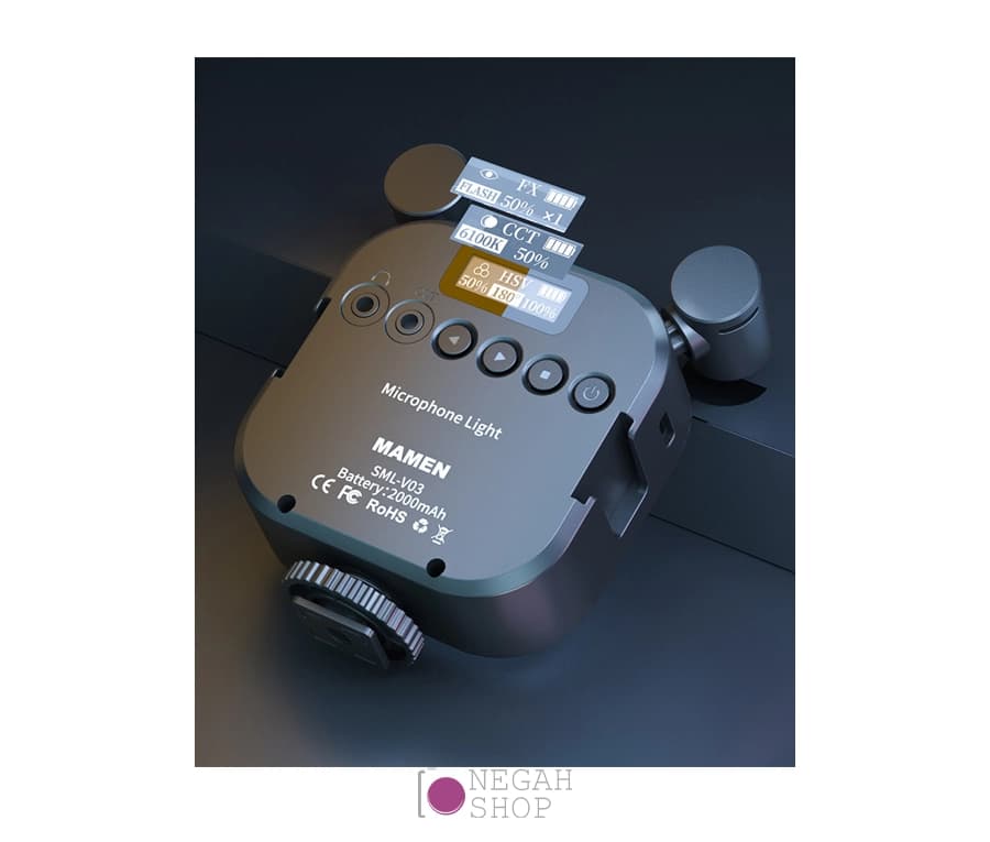 میکروفون لایت King Power SML-V03 RGB — تصویر ۲