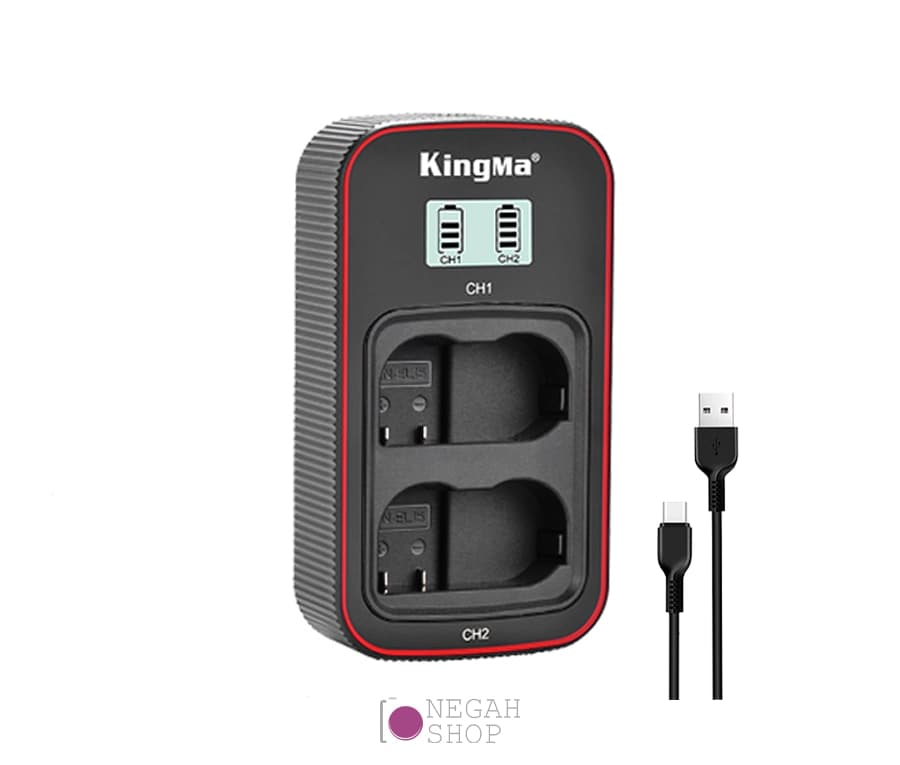 شارژر دوبل باتری با صفحه نمایش KingMa EN-EL15