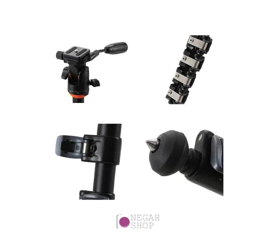 سه پایه دوربین عکاسی ونگارد مدل Vanguard VEO 235AP با قابلیت T شو — تصویر ۴