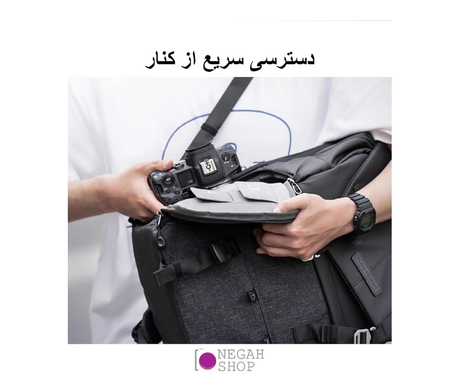 کیف کوله پشتی دوربین K&F 13.087A — تصویر ۵
